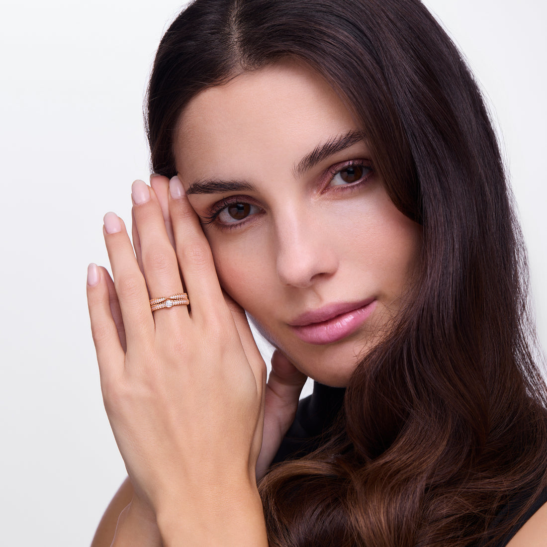 Diamond Alloro Classic Oversize, rose gold