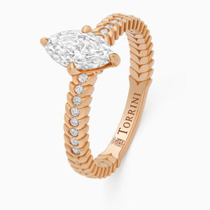 Diamond Alloro Griffe Marquise, rose gold