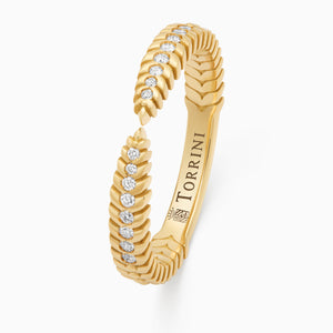 Diamond Alloro Open Classic, yellow gold
