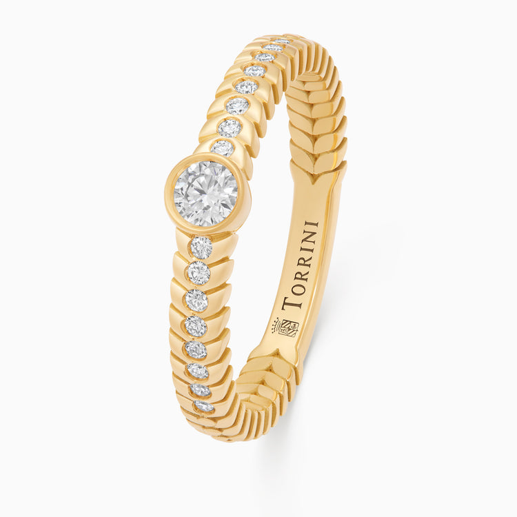 Diamond Alloro Classic Oversize, yellow gold