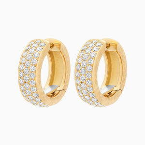 Diamond Torrini Classic Earrings, Yellow Gold