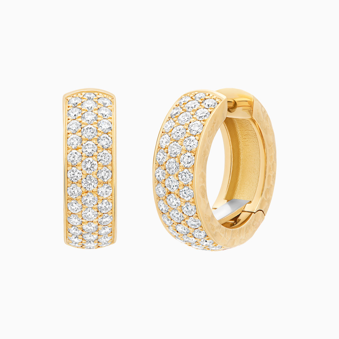 Diamond Torrini Classic Earrings, Yellow Gold