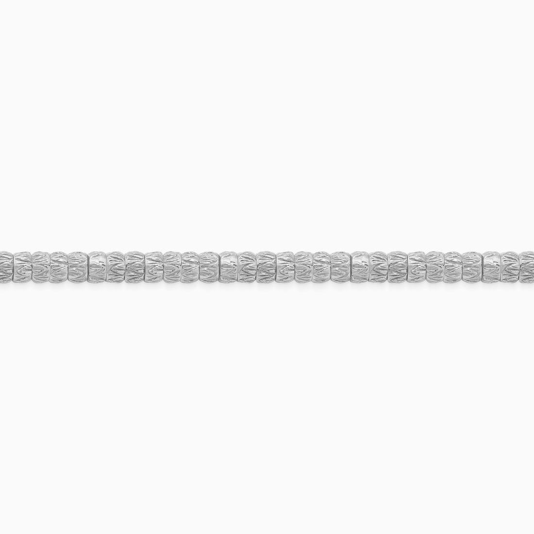 Gold Botticelle Medium Bracelet, White Gold
