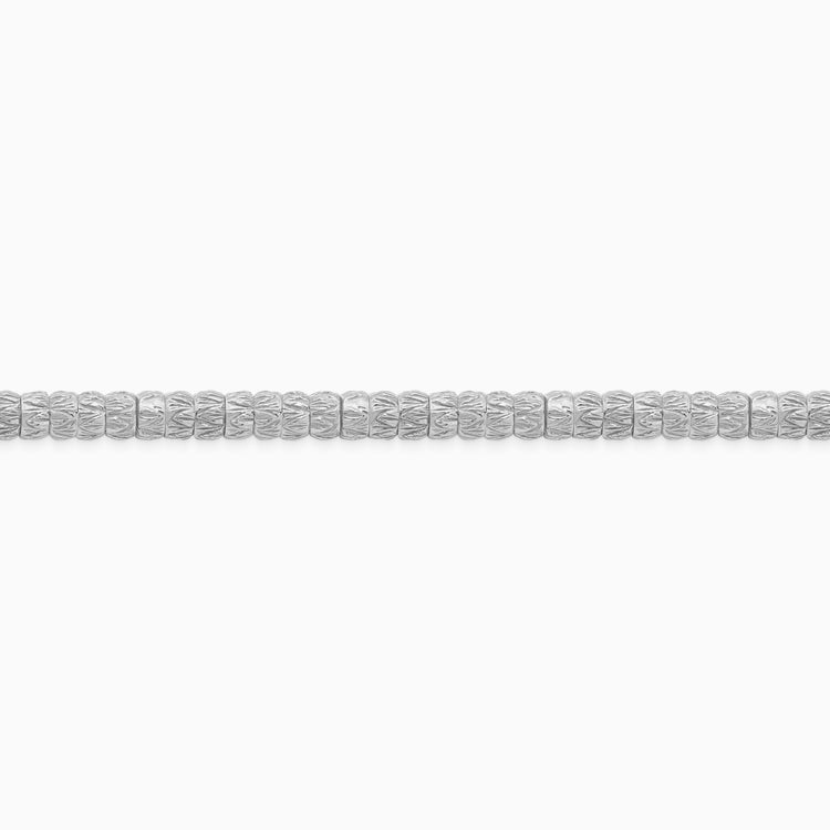 Gold Botticelle Medium Bracelet, White Gold
