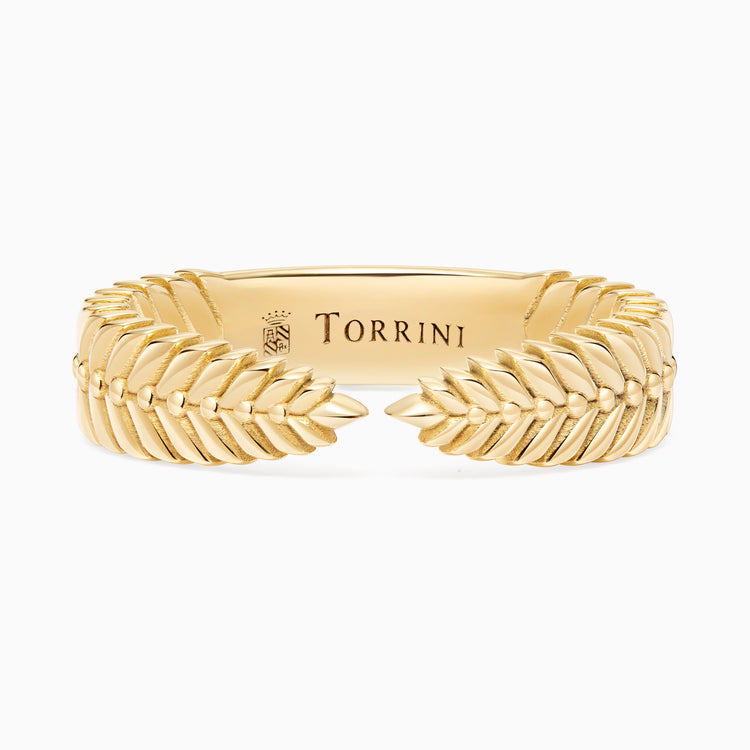 Alloro Open ring, yellow gold