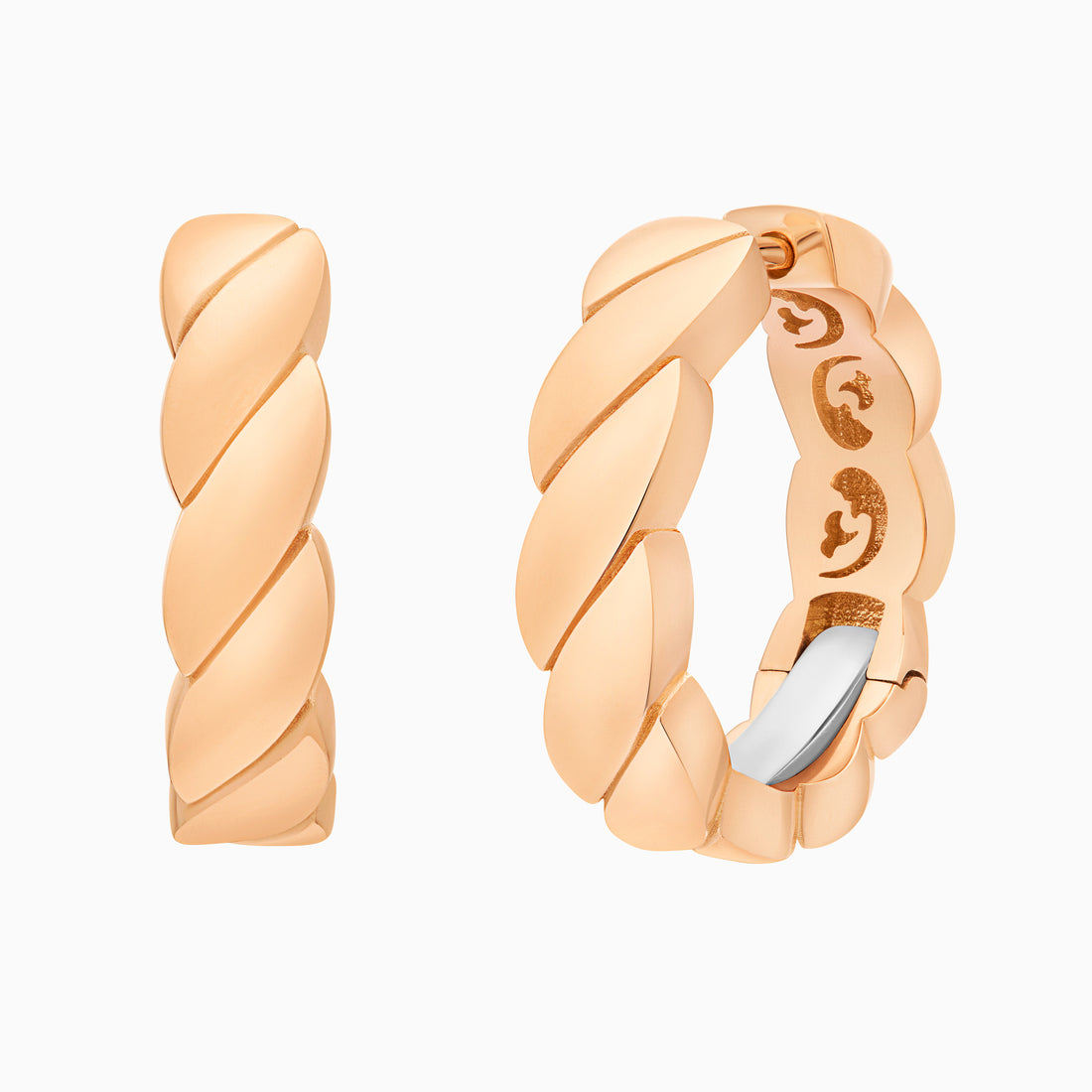 Onda Earrings, Rose Gold