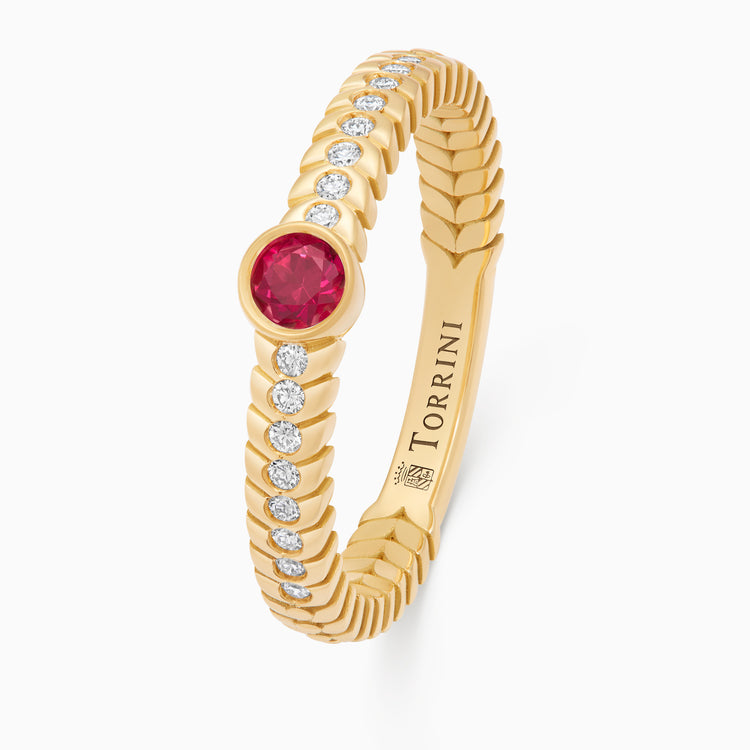 Ruby Alloro Classic Oversize, yellow gold