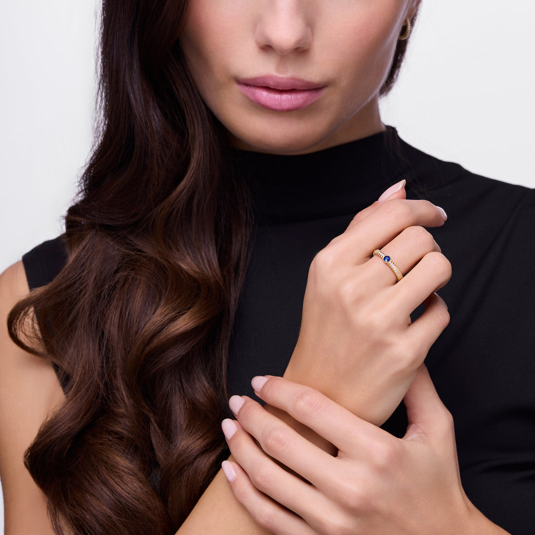 Sapphire Alloro Classic Oversize, yellow gold
